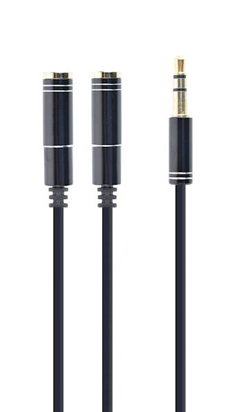 ADAPTER MINIJACK 3.5MM (M) - 2xMINIJACK 3.5MM (F) GEMBIRD