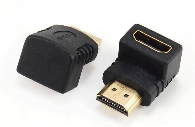 ADAPTER HDMI (M) - HDMI (F) KĄTOWY 90' GEMBIRD