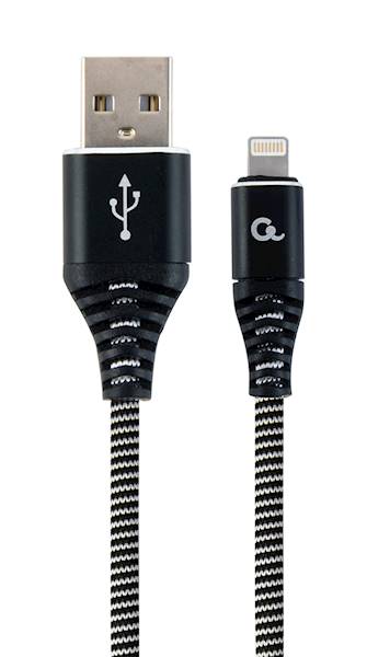 KABEL USB - LIGHTNING PREMIUM 2M GEMBIRD CZARNY