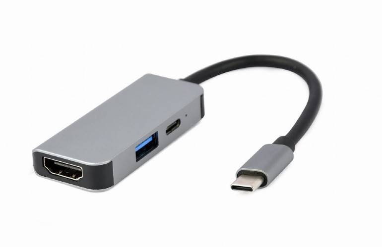 ADAPTER 3w1 USB-C - HDMI | USB-C | USB 3.0 GEMBIRD