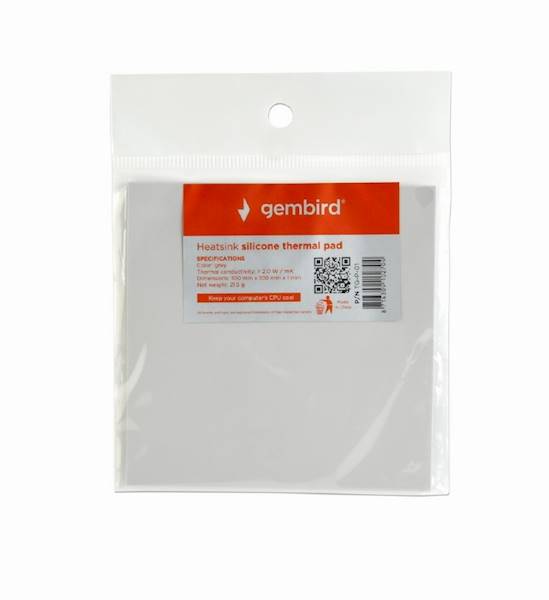 TERMOPAD 100x100x1mm P-01 GEMBIRD