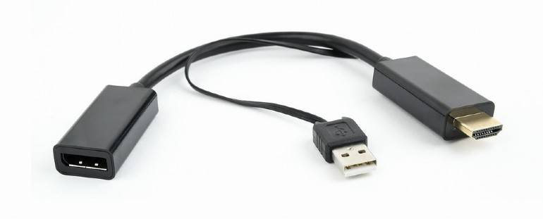 ADAPTER HDMI (M) - DISPLAPORT (F) AKTYWNY GEMBIRD