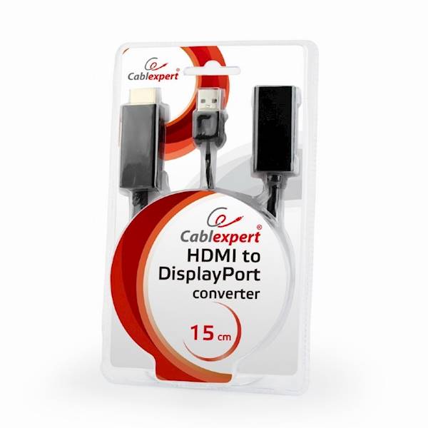 ADAPTER HDMI (M) - DISPLAPORT (F) AKTYWNY GEMBIRD