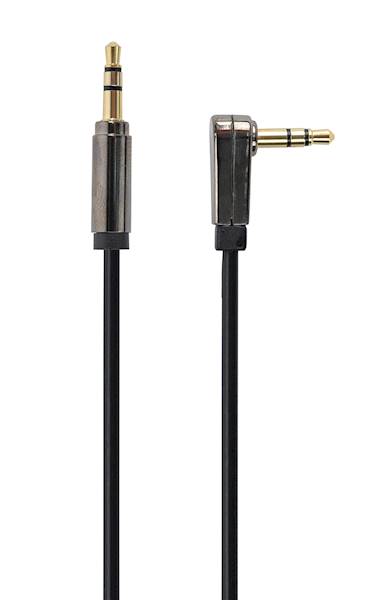 KABEL MINIJACK 3.5MM - MINIJACK 3.5MM KĄTOWY 1M GEMBIRD
