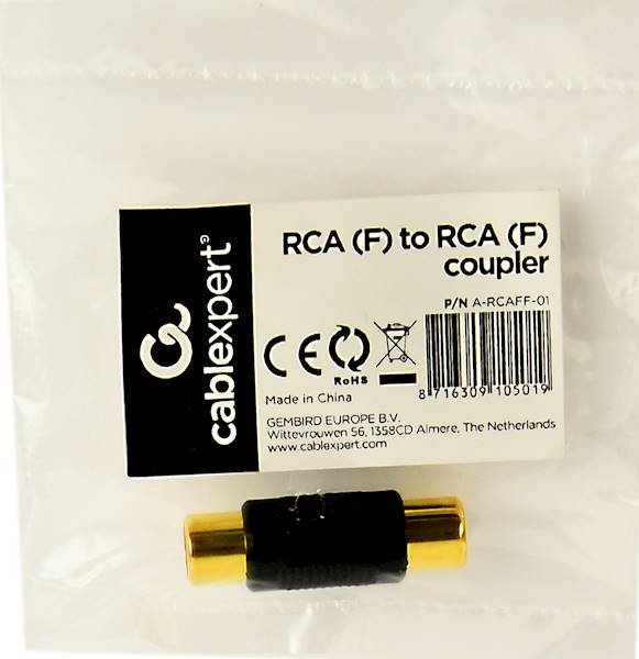 ADAPTER RCA CHINCH (F) - RCA CHINCH (F) BECZKA GEMBIRD