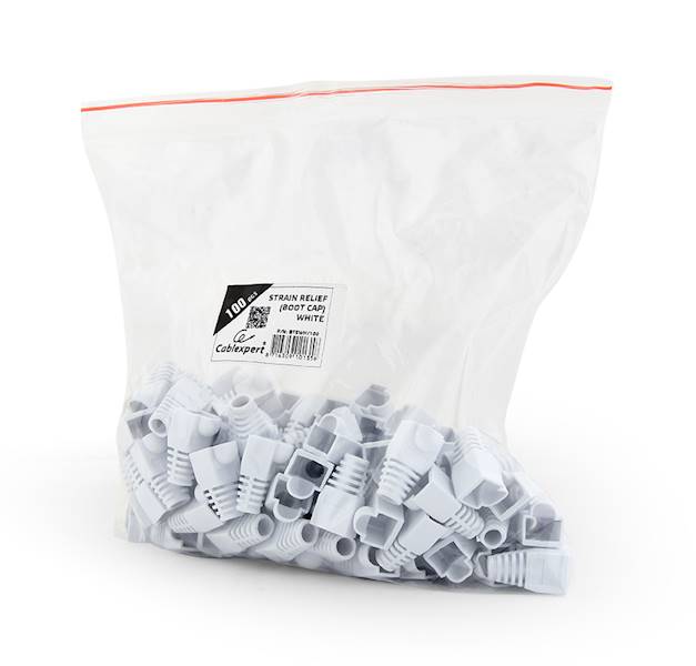OSŁONA NA ZŁĄCZE RJ45 100SZT. GEMBIRD BIAŁA