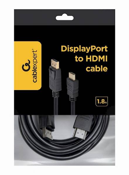 KABEL DISPLAYPORT - HDMI 1,8M GEMBIRD