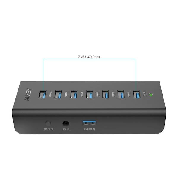 HUB USB AUKEY CB-H3 7-PORT USB 3.0 AKTYWNY