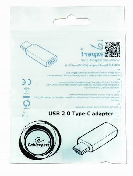 ADAPTER USB-C (M) - MICRO USB (F) GEMBIRD
