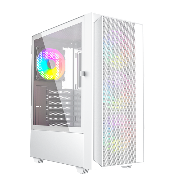 OBUDOWA KOMPUTEROWA PC GEMBIRD FORNAX 4000 ARGB BIAŁA