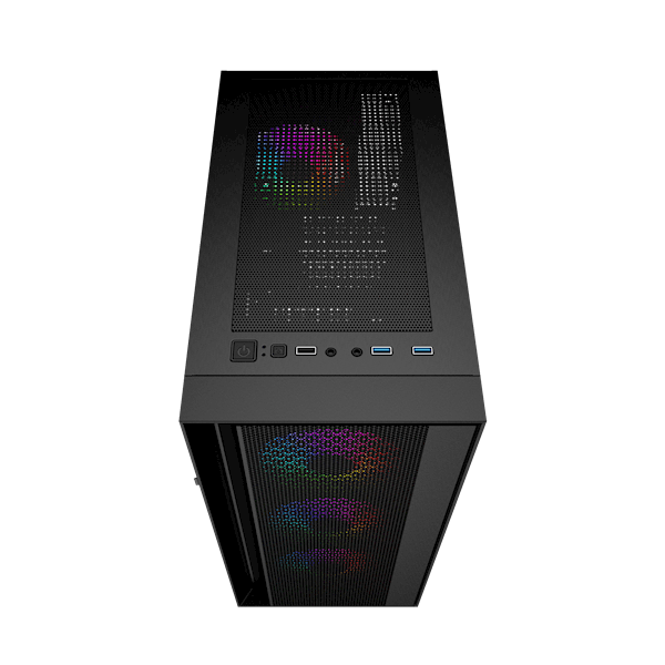 OBUDOWA KOMPUTEROWA PC GEMBIRD FORNAX 4000 ARGB CZARNA
