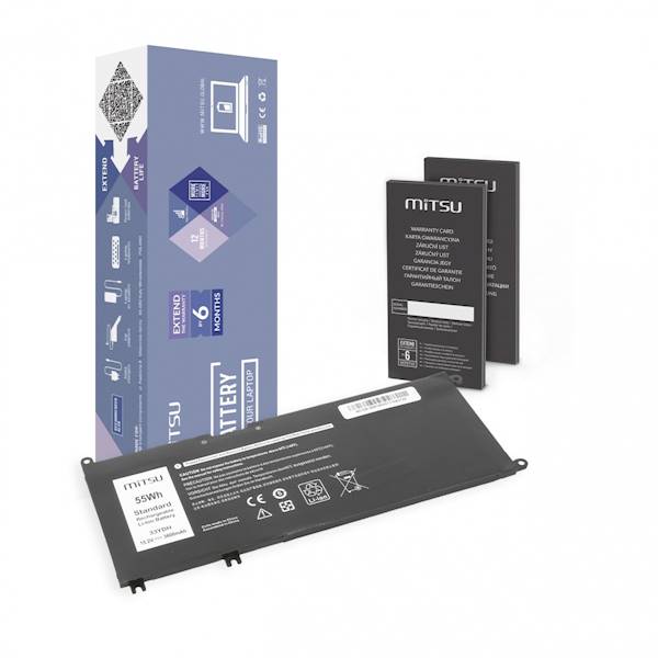 BATERIA MITSU DO DELL INSPIRON 15 5587 7588 3600mAh