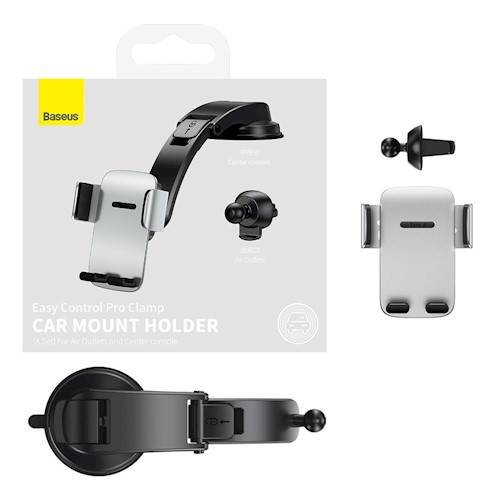 UCHWYT SAMOCHODOWY BASEUS EASY CONTROL PRO CLAMP ZESTAW