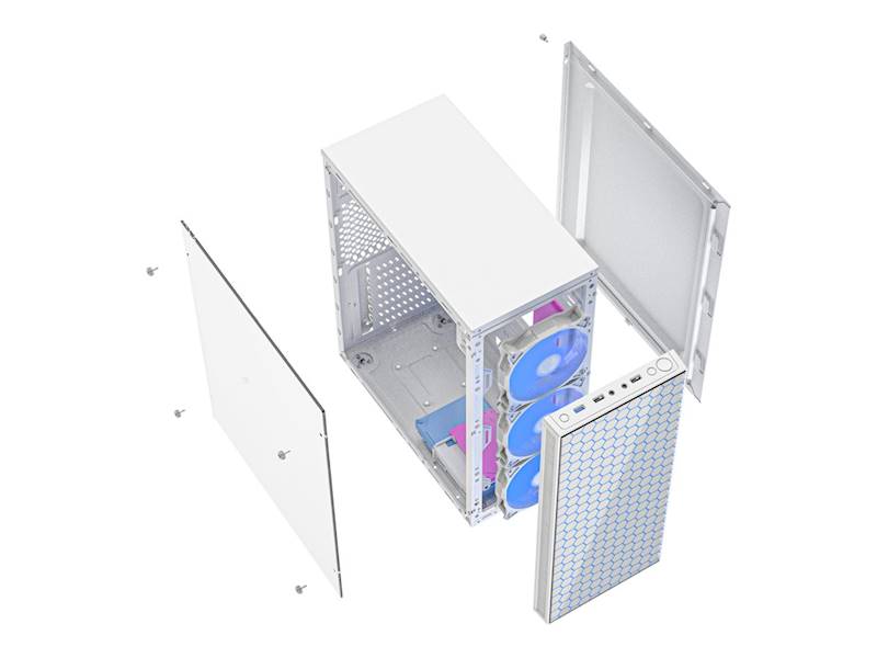 OBUDOWA KOMPUTEROWA PC GEMBIRD FORNAX 500 BIAŁA