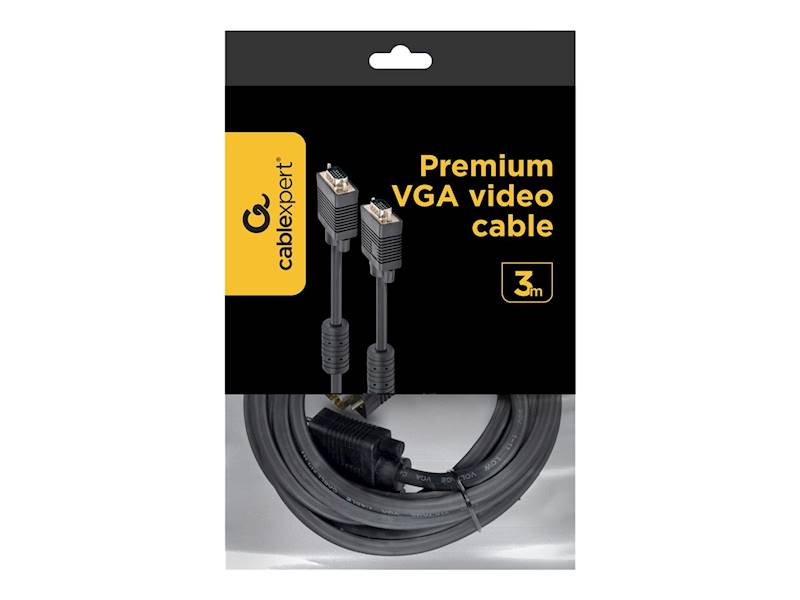 KABEL VGA - VGA FERRYT 3M CZARNY GEMBIRD