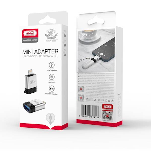 ADAPTER XO LIGHTNING (M) - USB (F) OTG NB186