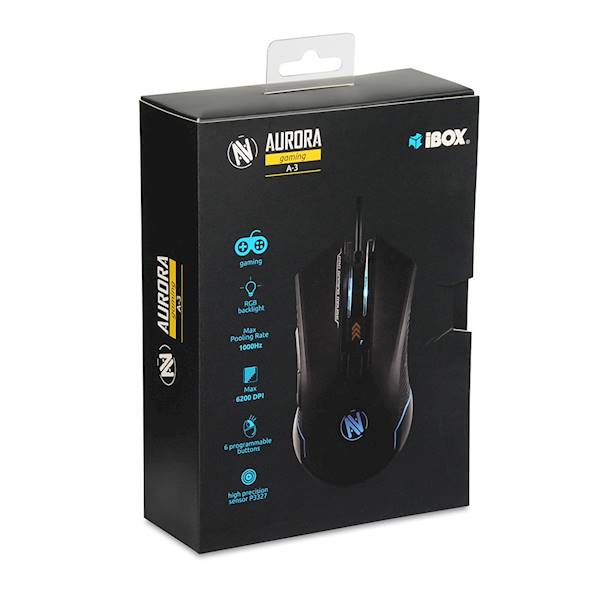 MYSZ PRZEWODOWA IBOX AURORA A3 RGB