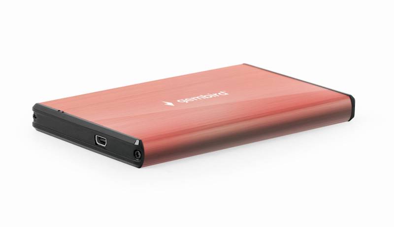 KIESZEŃ ZEW. 2,5" DO DYSKÓW USB 3.0 GEMBIRD U3S-3 RÓŻOWA