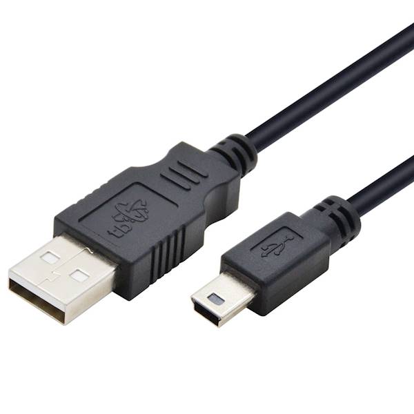 Kabel USB - Mini USB 1m TB czarny