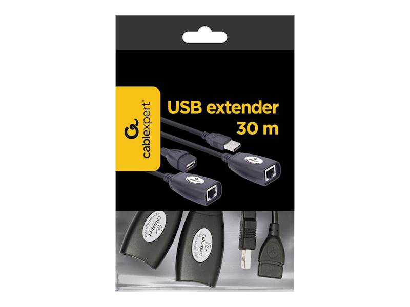 PRZEDŁUŻACZ USB 2.0 USB(AM)->LAN->USB(AF) 30M GEMBIRD