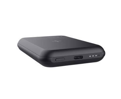 POWERBANK INDUKCYJNY TRUST MAGNETIC 5000mAh CZARNY