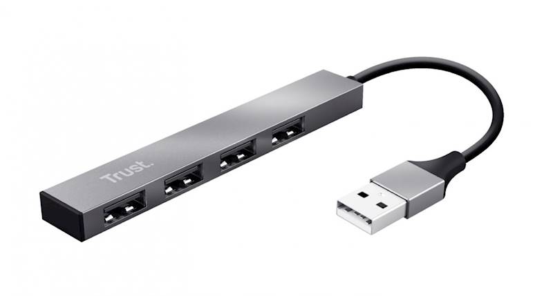 HUB USB 2.0 TRUST HALYX 4-PORT