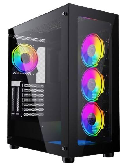OBUDOWA KOMPUTEROWA PC GEMBIRD FORNAX X450MAX CZARNA