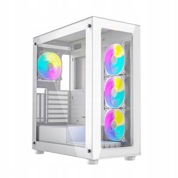 OBUDOWA KOMPUTEROWA PC GEMBIRD FORNAX X450MAX BIAŁA