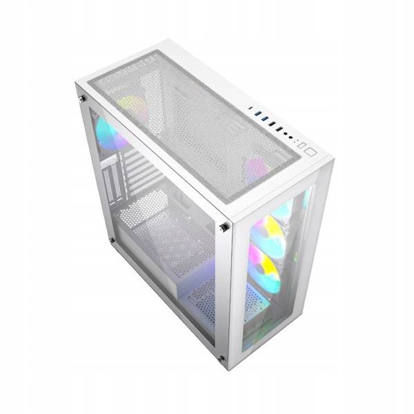 OBUDOWA KOMPUTEROWA PC GEMBIRD FORNAX X450MAX BIAŁA