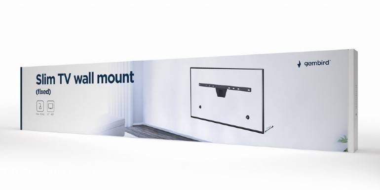 UCHWYT TV SLIM 37" - 80" DO 50KG STAŁY GEMBIRD