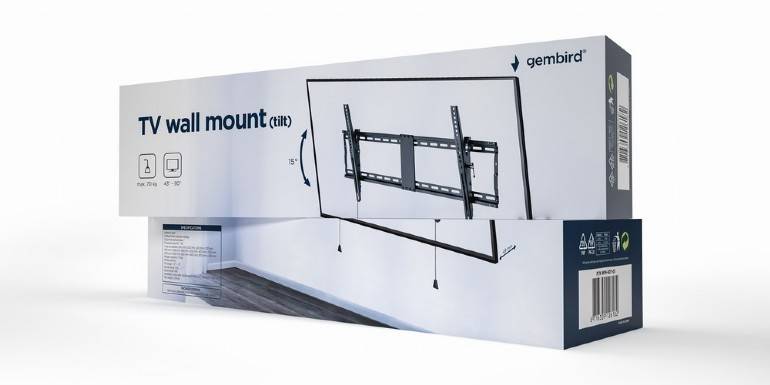UCHWYT TV 43" - 90" REGULOWANY DO 70KG GEMBIRD