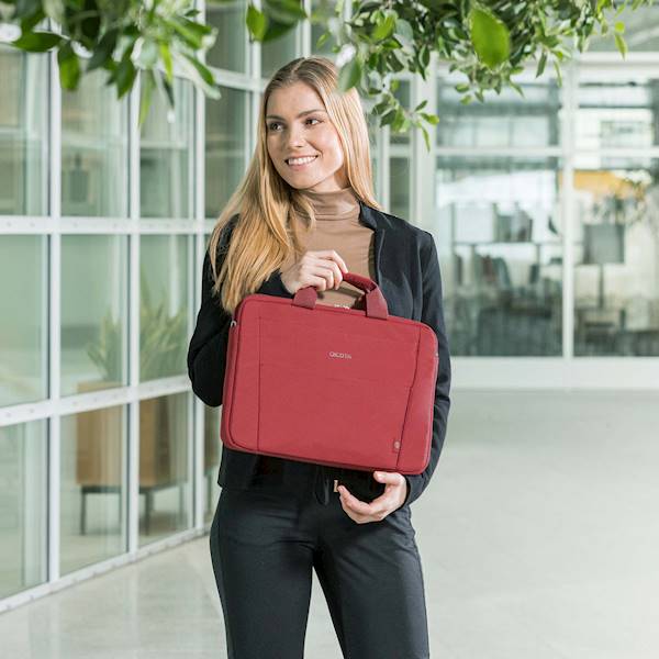 TORBA DO NOT DICOTA ECO SLIM CASE BASE 13" - 14,1" CZERWONA