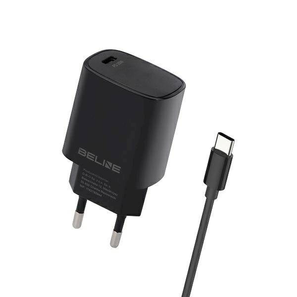 ŁADOWARKA SIECIOWA 20W BELINE USB-C + KABEL USB-C