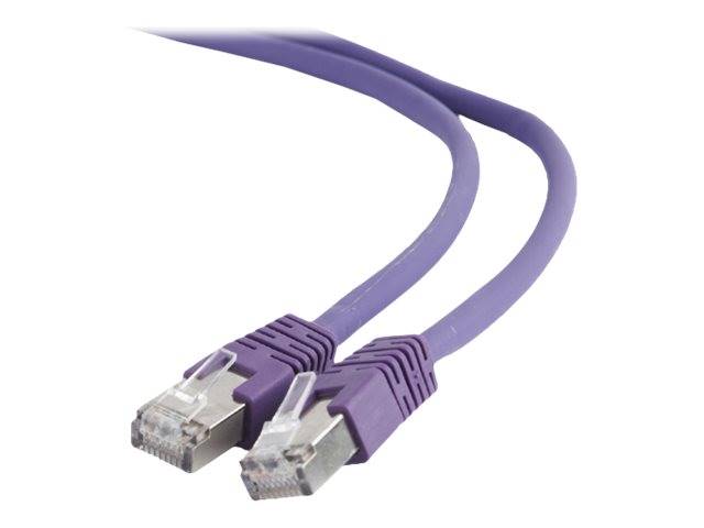 KABEL SIECIOWY PATCHCORD KAT.6A LSZH 1M FIOLETOWY GEMBIRD