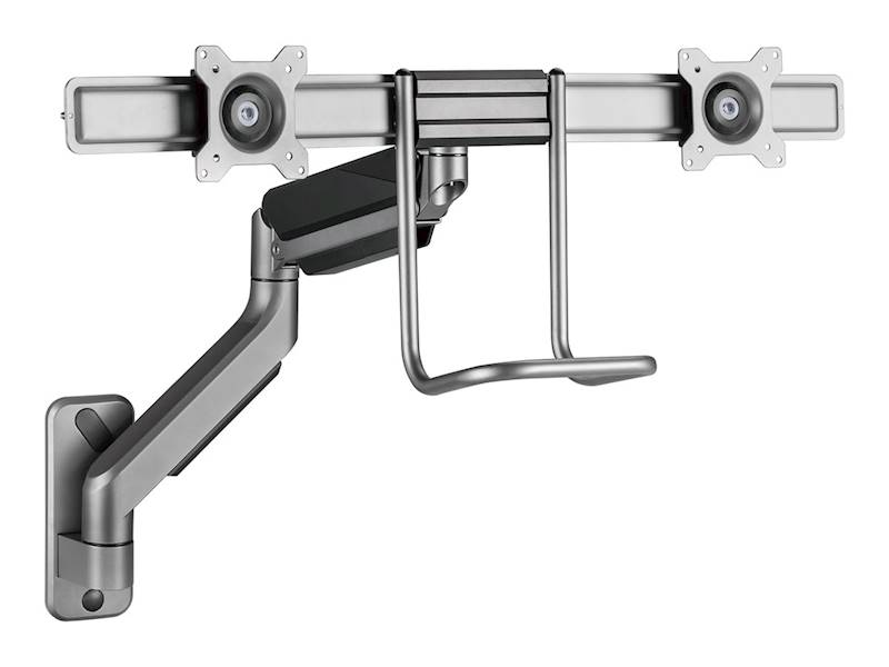 UCHWYT ŚCIENNY RAMIĘ 2 MONITORY 17" - 32" DO 8KG GEMBIRD