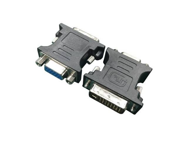 ADAPTER DVI (M) - VGA (F) 24M/15F GEMBIRD CZARNY