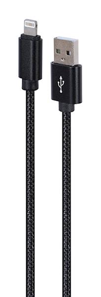 KABEL USB - LIGHTNING GEMBIRD 1,8M SZNUREK CZARNY
