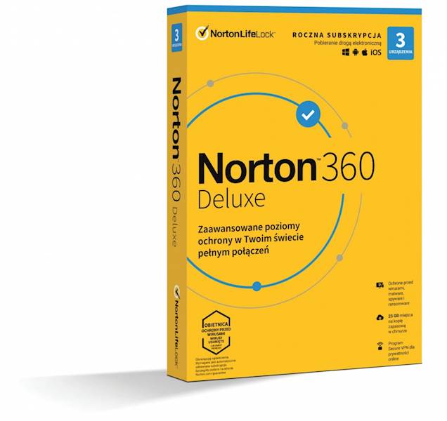 PR. NORTON 360 DELUX 25GB 1U 3D 1Y BOX