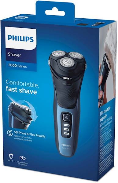 GOLARKA ELEKTRYCZNA PHILIPS S3232/52 golenie na sucho i mokro