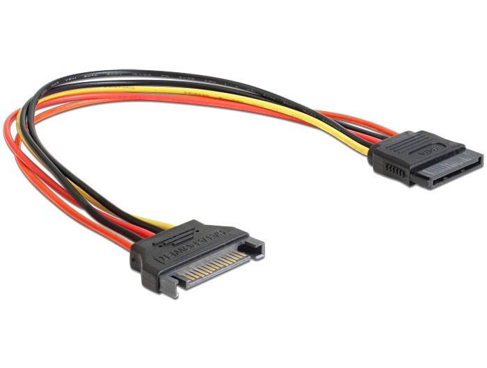 KABEL PRZEDŁUŻACZ SATA 15PIN (M)-(F) 30cm GEMBIRD