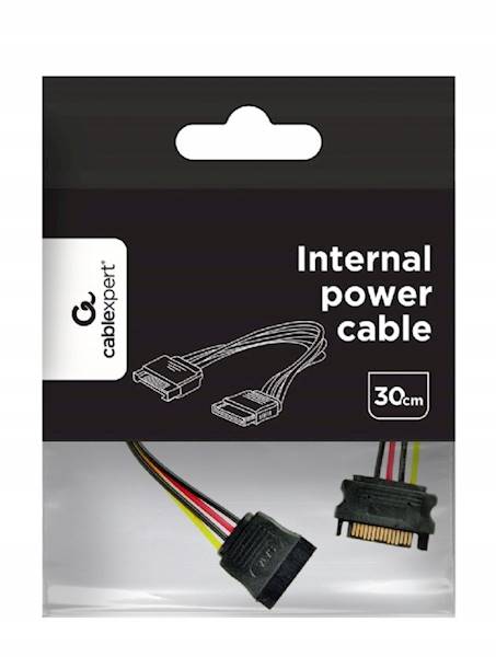 KABEL PRZEDŁUŻACZ SATA 15PIN (M)-(F) 30cm GEMBIRD