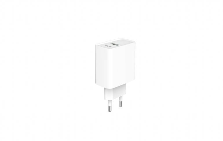 ŁADOWARKA SIECIOWA GEMBIRD 20W 1xUSB 1xUSB-C BIAŁA