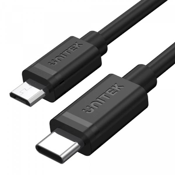 KABEL USB-C - microUSB 2.0 UNITEK 1M CZARNY