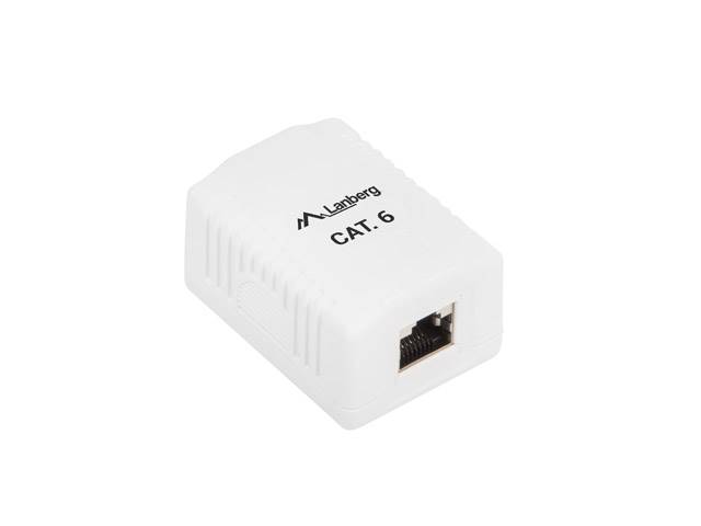 GNIAZDO NATYNKOWE KAT.6 1X RJ45 LANBERG