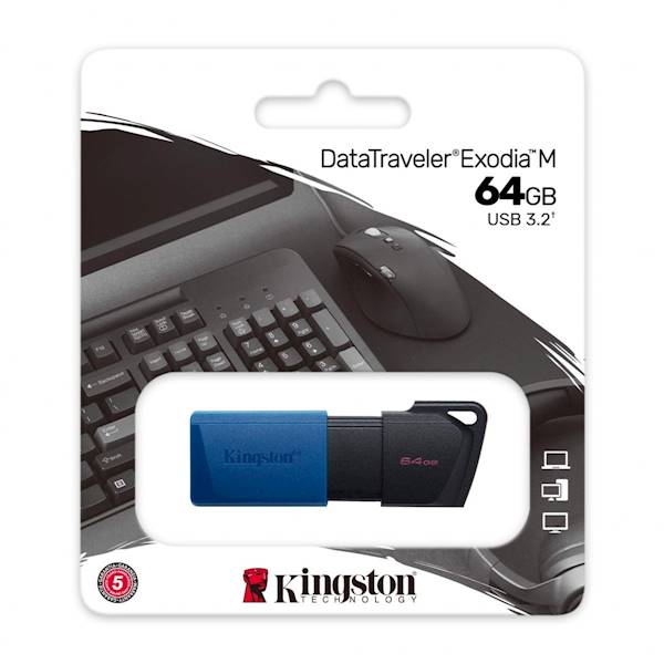 PENDRIVE 64GB KINGSTON DT EXODIA M USB 3.2 GEN1