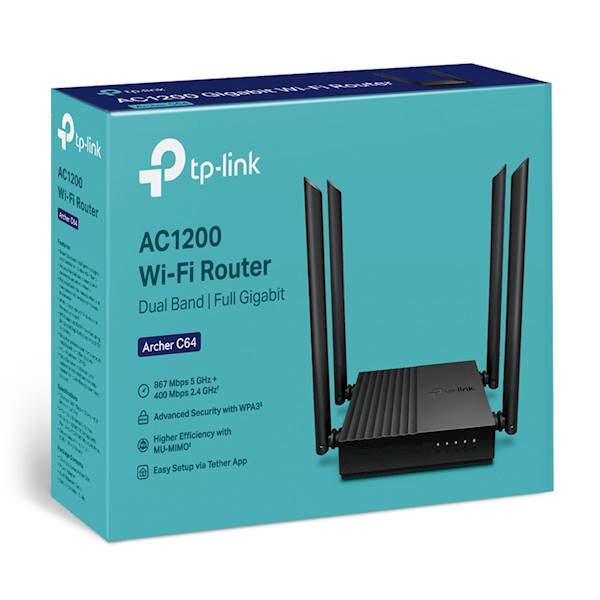 ROUTER XDSL TP-LINK ARCHER C64 AC1200