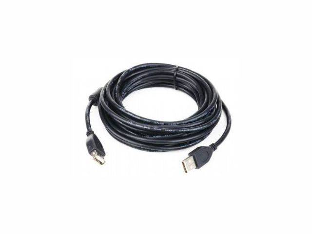PRZEDŁUŻACZ USB 2.0 AM-AF 1,8M GEMBIRD CZARNY