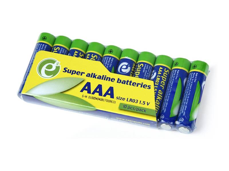 BATERIA AAA SUPER ALKALINE 10SZT. GEMBIRD
