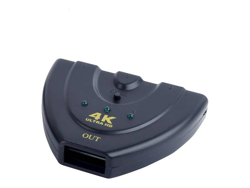 SWITCH HDMI 3 DO 1 4K Z KABLEM GEMBIRD