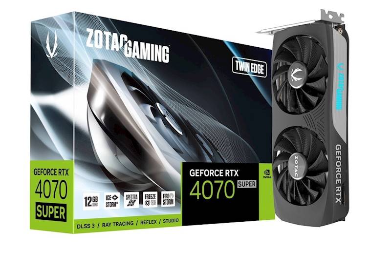 KARTA GRAFICZNA NVIDIA ZOTAC RTX 4070 SUPER TWIN EDGE 12GB
